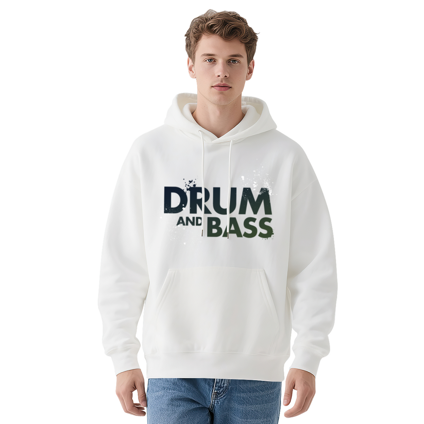 Drum And Bass Music Gray Hoodie, Soft Music Lover Wear