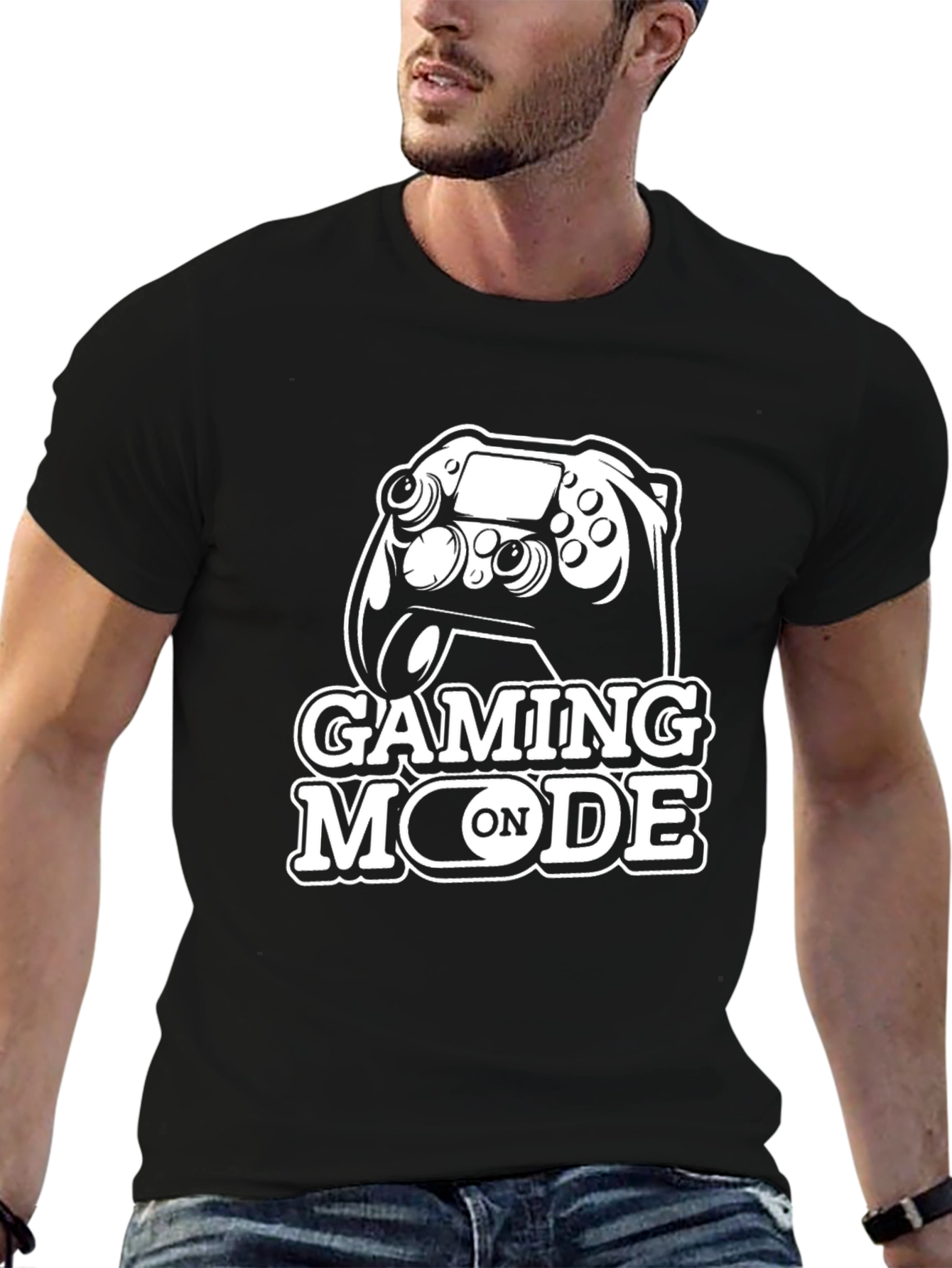 Gaming Mode On T-Shirt - Black Gamer Tee