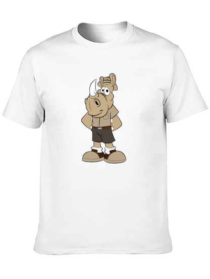 Cartoon Rhino Safari T-Shirt