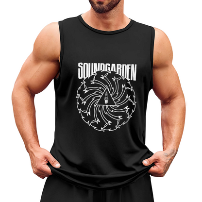 Soundgarden Rock Band Vintage Logo Men¡¯s Sleeveless Shirt