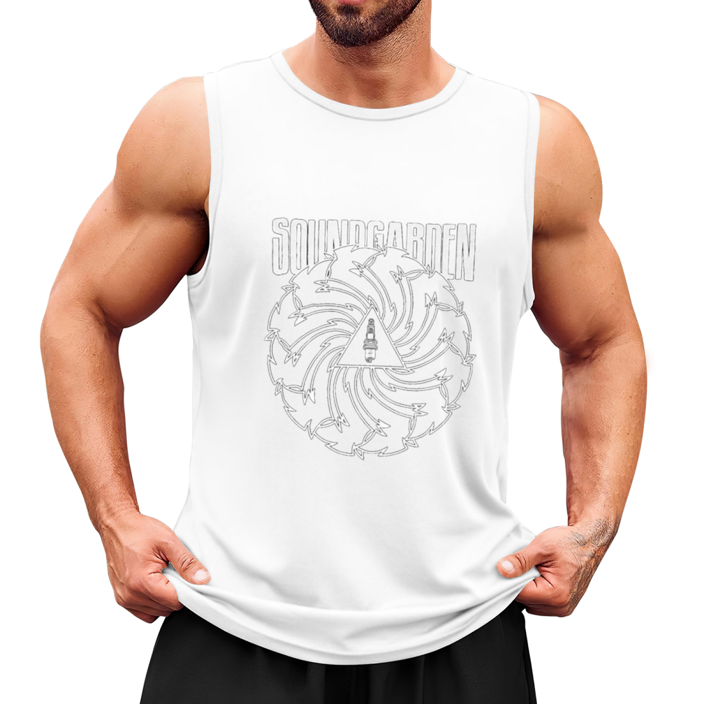 Soundgarden Rock Band Vintage Logo Men¡¯s Sleeveless Shirt