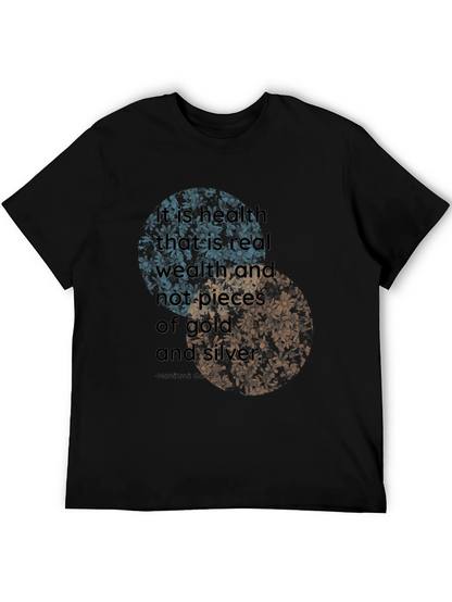 Health is Wealth T-Shirt - Motivational Quote