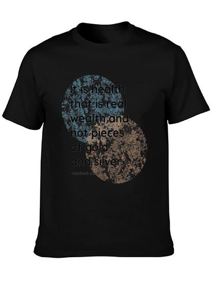 Health is Wealth T-Shirt - Motivational Quote