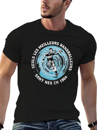 Handball Player Graphic T-Shirt - Born in 1984
