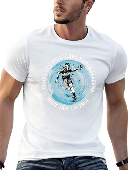 Handball Player Graphic T-Shirt - Born in 1984