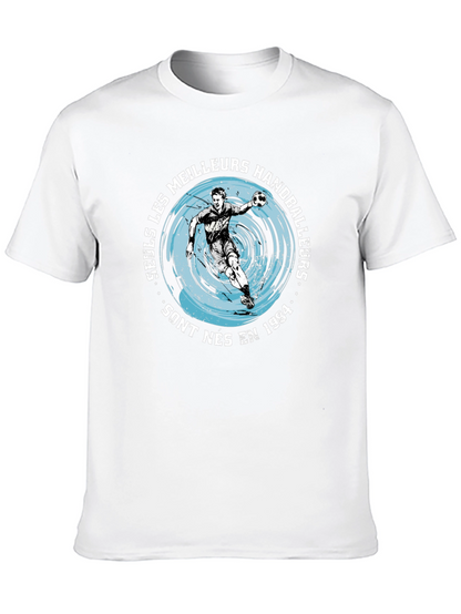 Handball Player Graphic T-Shirt - Born in 1984
