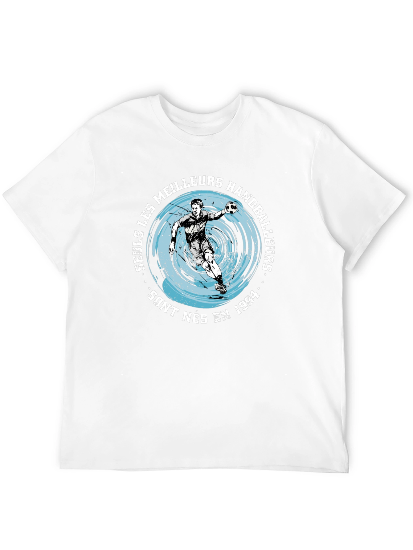 Handball Player Graphic T-Shirt - Born in 1984