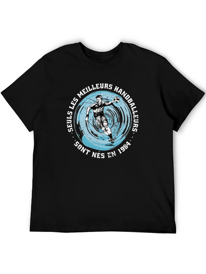Handball Player Graphic T-Shirt - Born in 1984