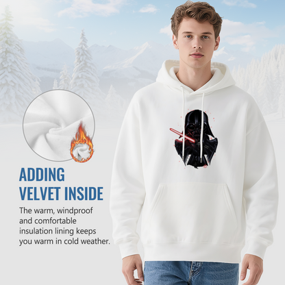 Cool Darth Vader Lightsaber White Men¡¯s Hoodie, Breathable Comfort