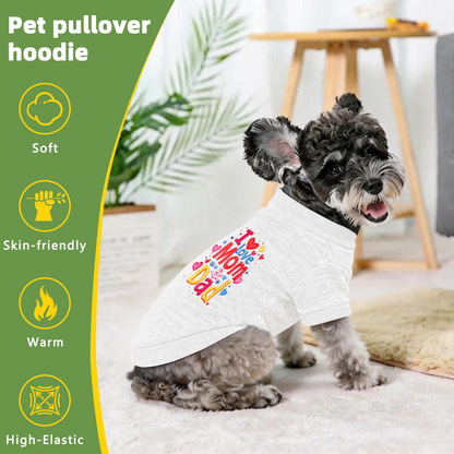 I Love Mom & Dad Colorful Heart Pet Family Sweater