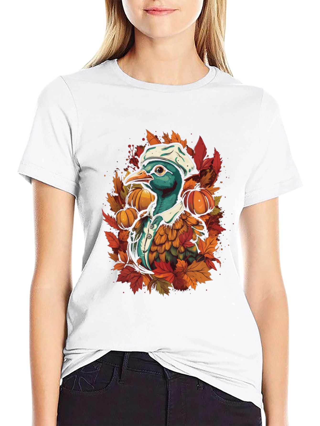 Autumn Duck Chef T-Shirt