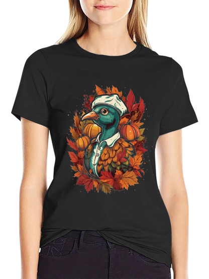 Autumn Duck Chef T-Shirt
