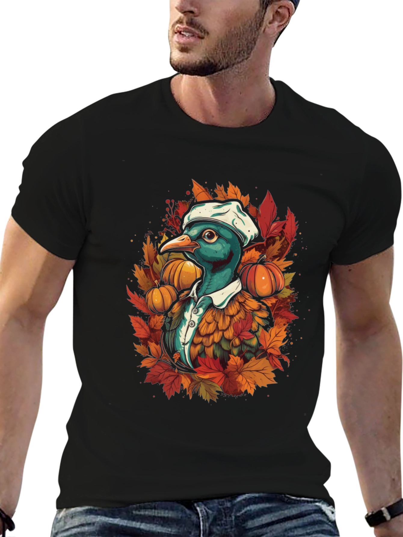 Autumn Duck Chef T-Shirt