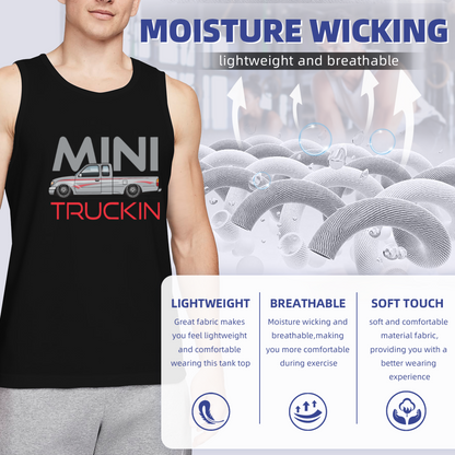 Mini Truckin Mini Pickup Truck Car Guy Tank Top