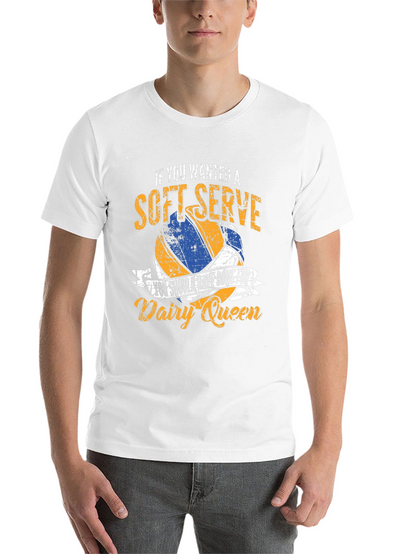 Soft Serve Volleyball T-Shirt - Dairy Queen Humor