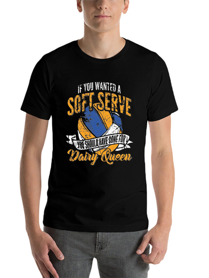 Soft Serve Volleyball T-Shirt - Dairy Queen Humor