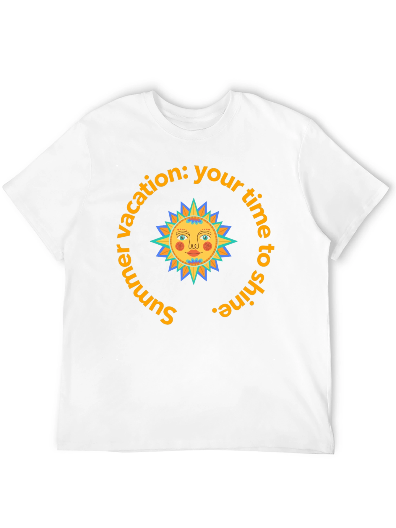 Summer Vacation Sun Graphic T-Shirt