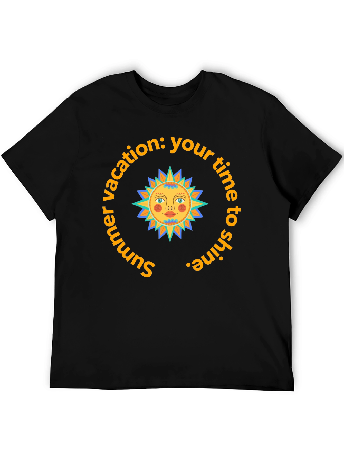 Summer Vacation Sun Graphic T-Shirt