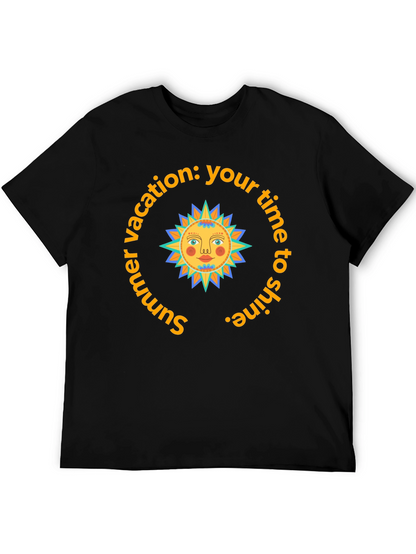 Summer Vacation Sun Graphic T-Shirt