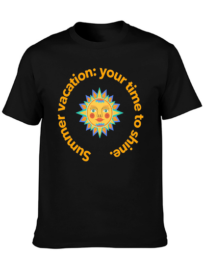 Summer Vacation Sun Graphic T-Shirt