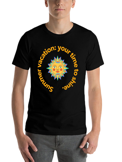 Summer Vacation Sun Graphic T-Shirt