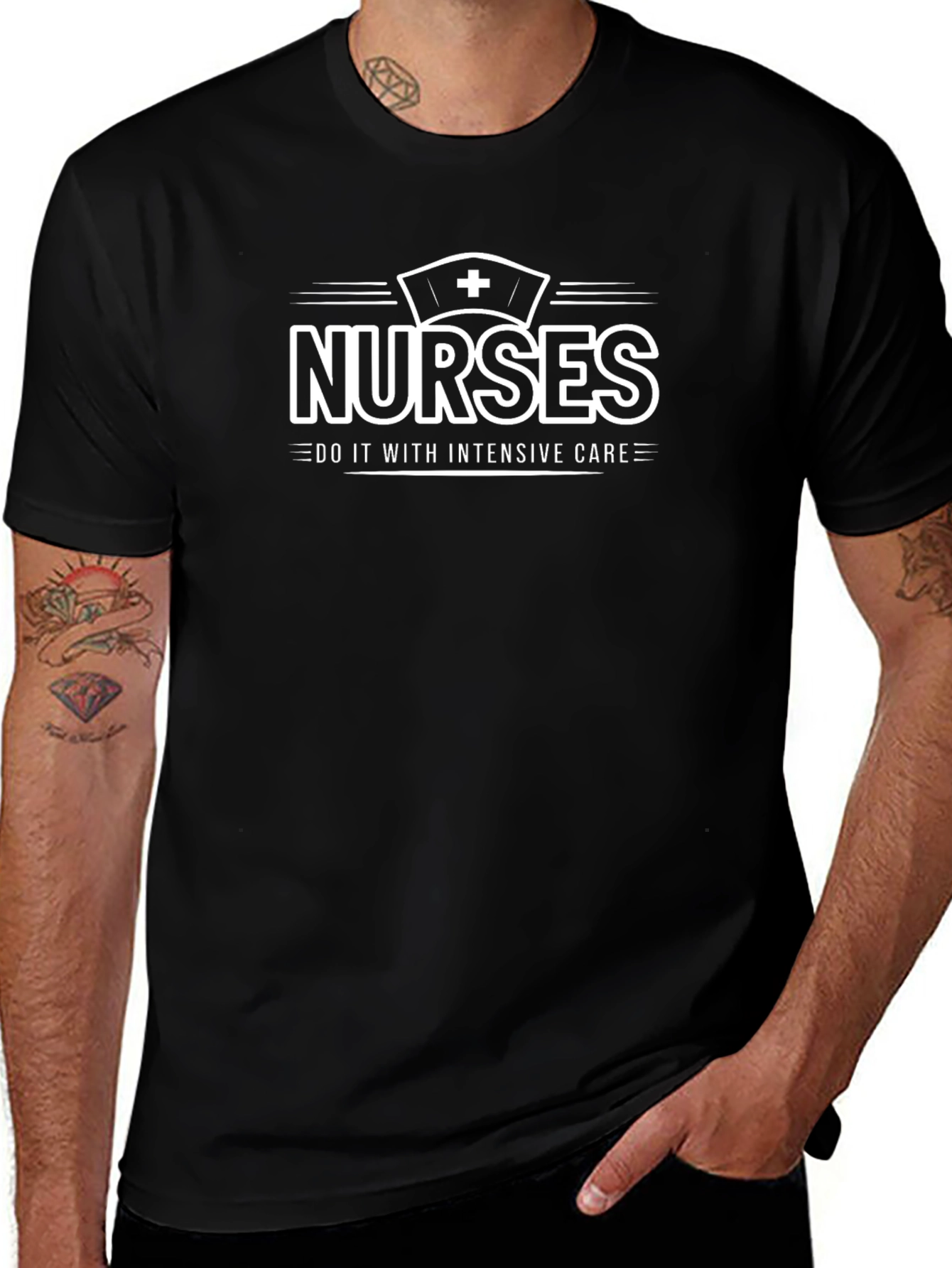 Nurses Do It With Intensive Care Graphic T-Shirt