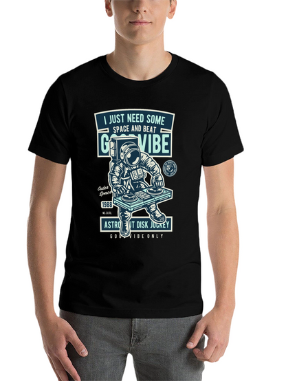 Astronaut DJ T-Shirt - Space & Beat Good Vibes