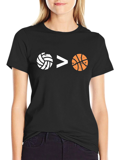 Volleyball > Basketball Graphic Tee