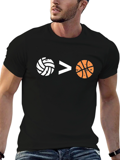 Volleyball > Basketball Graphic Tee