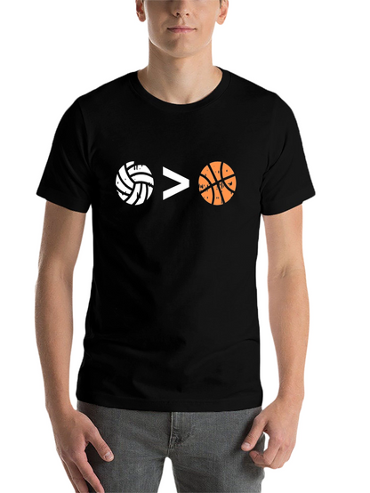 Volleyball > Basketball Graphic Tee
