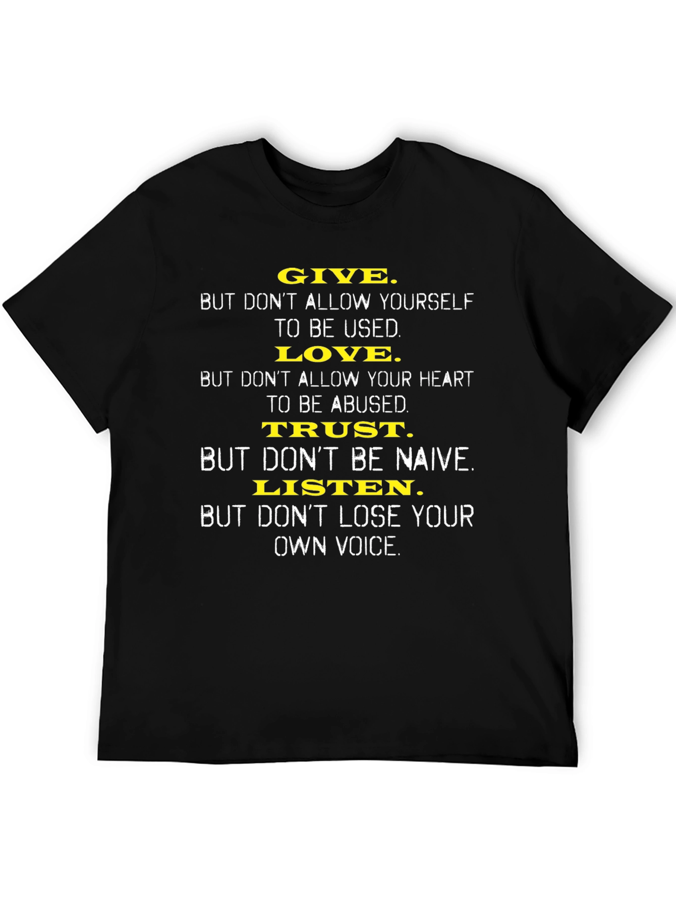 Inspirational Graphic Print T-Shirt