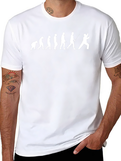Fencing Evolution T-Shirt - Black