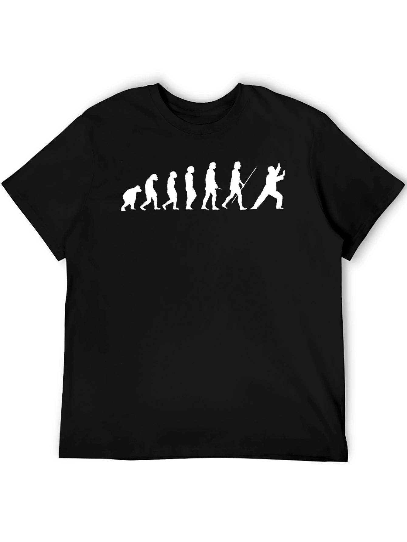 Fencing Evolution T-Shirt - Black