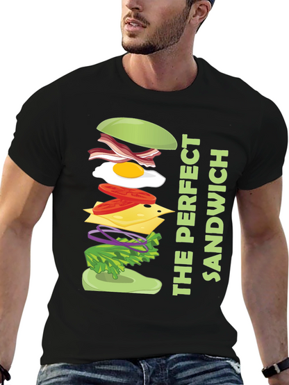 The Perfect Sandwich Graphic Tee - Food Lover Shirt