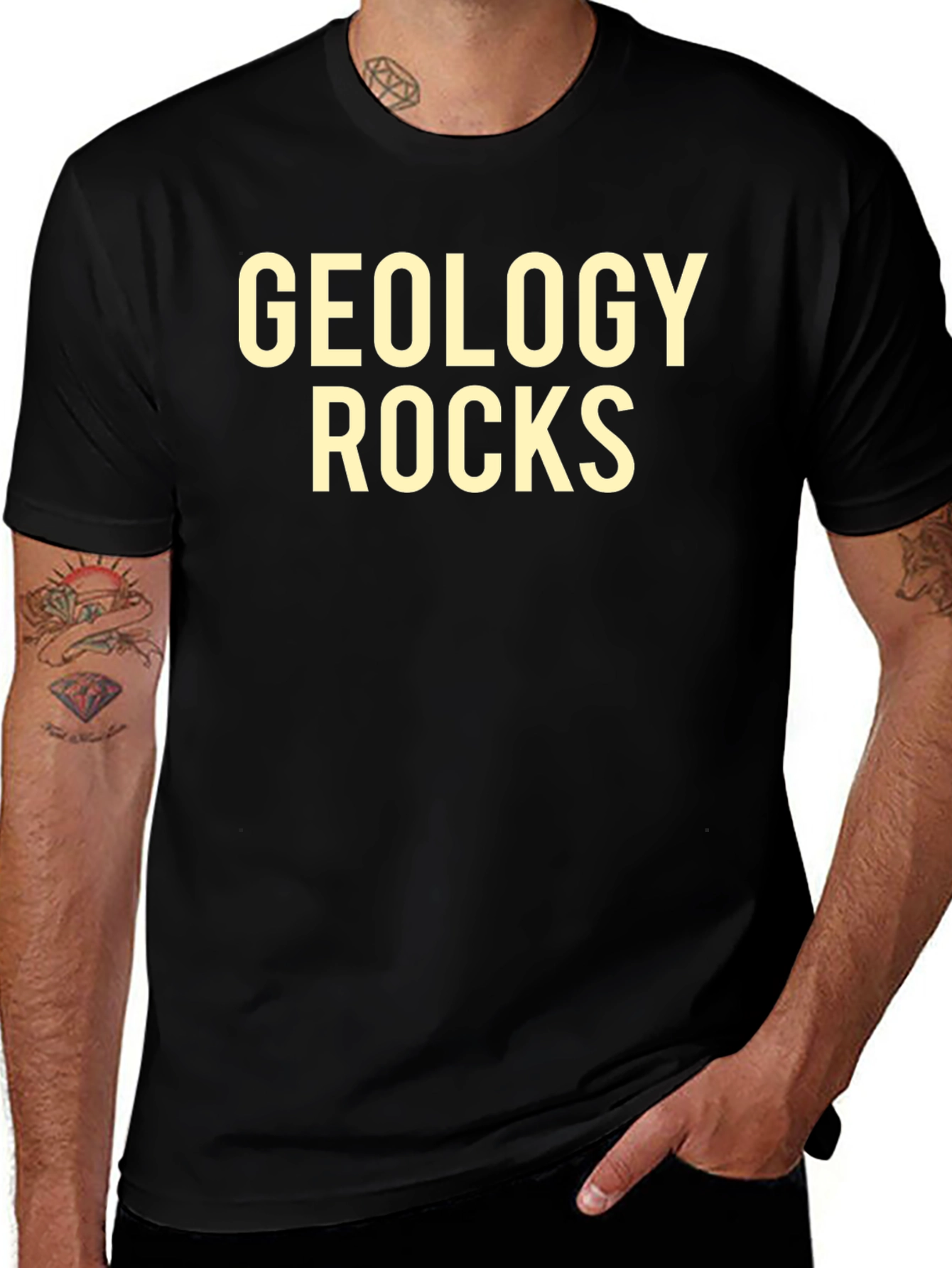 Geology Rocks Black T-Shirt for Geology Lovers