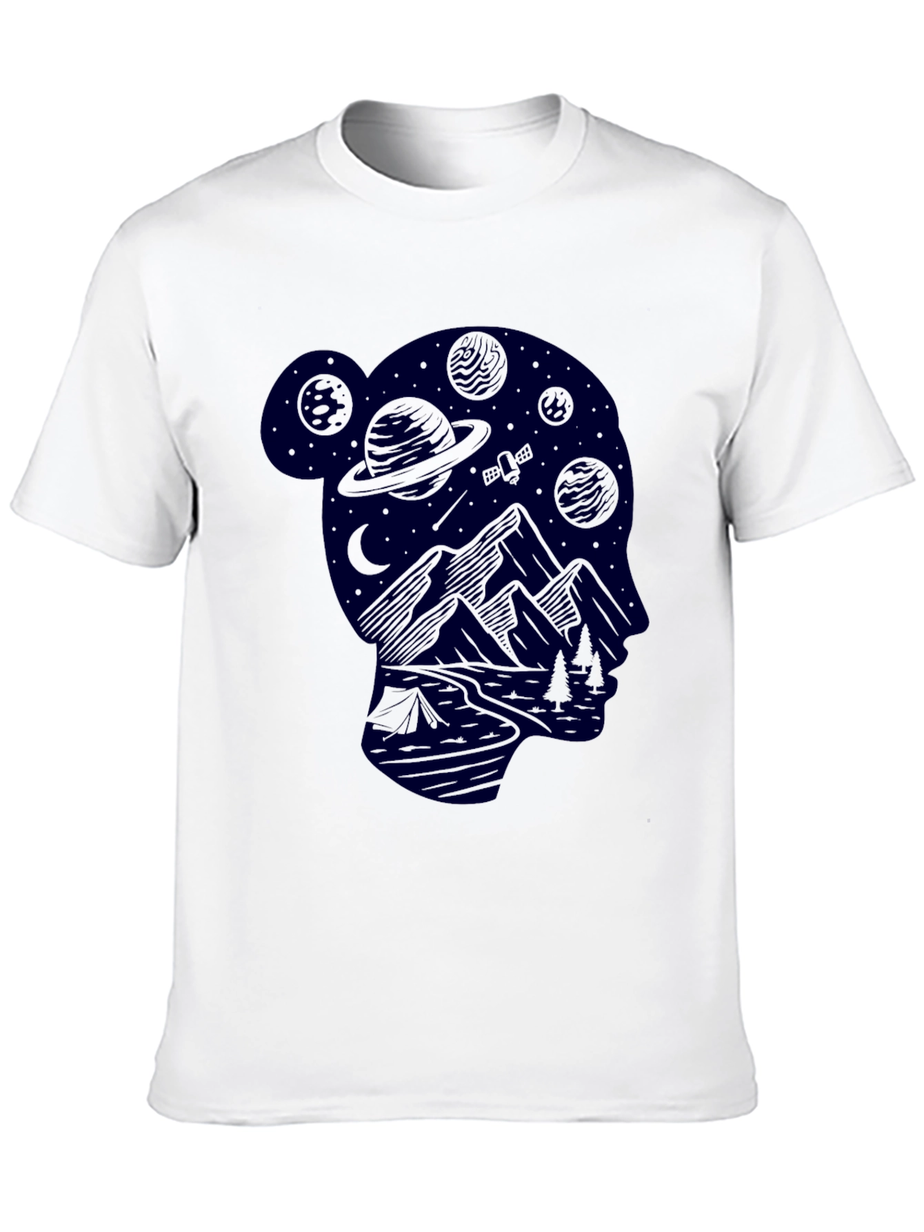Cosmic Camper Graphic T-Shirt - Unisex Black Tee