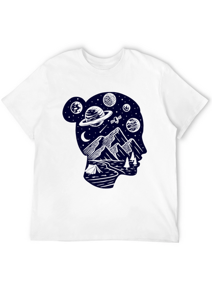 Cosmic Camper Graphic T-Shirt - Unisex Black Tee