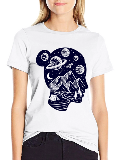 Cosmic Camper Graphic T-Shirt - Unisex Black Tee
