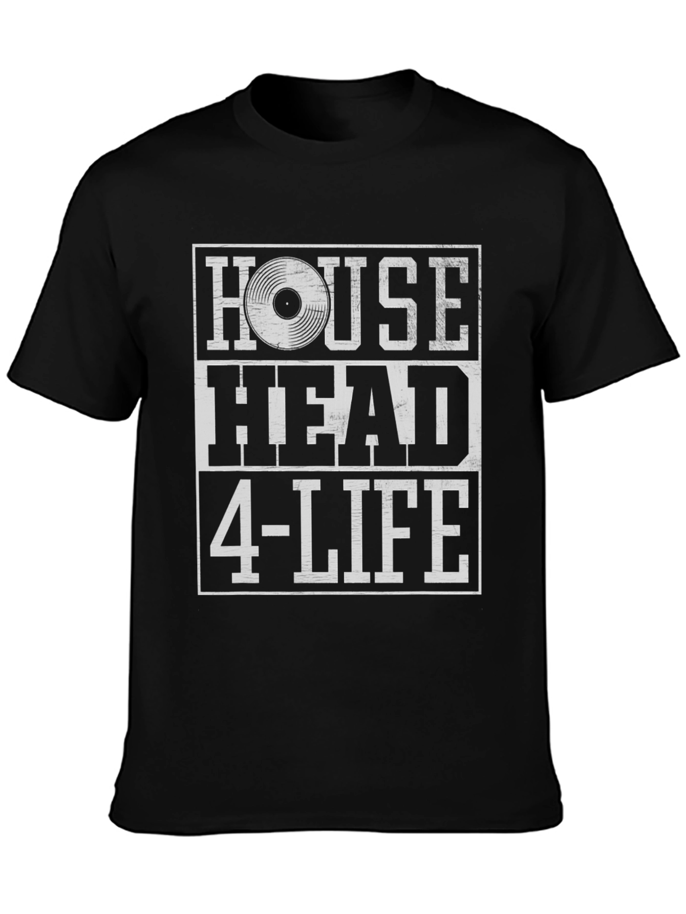 House Head 4-Life Black Graphic Tee