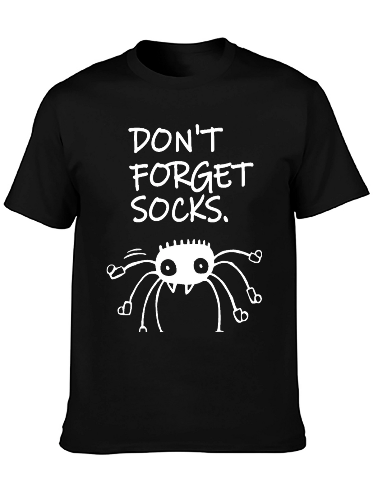 Dont Forget Socks Spider Graphic Tee