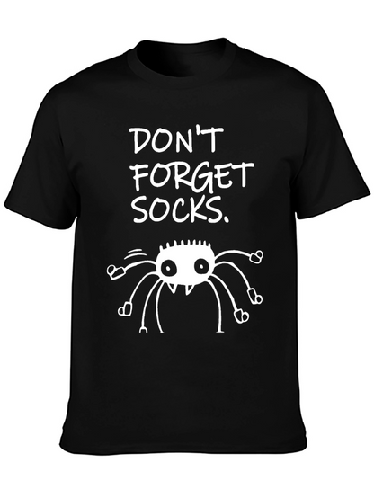 Dont Forget Socks Spider Graphic Tee