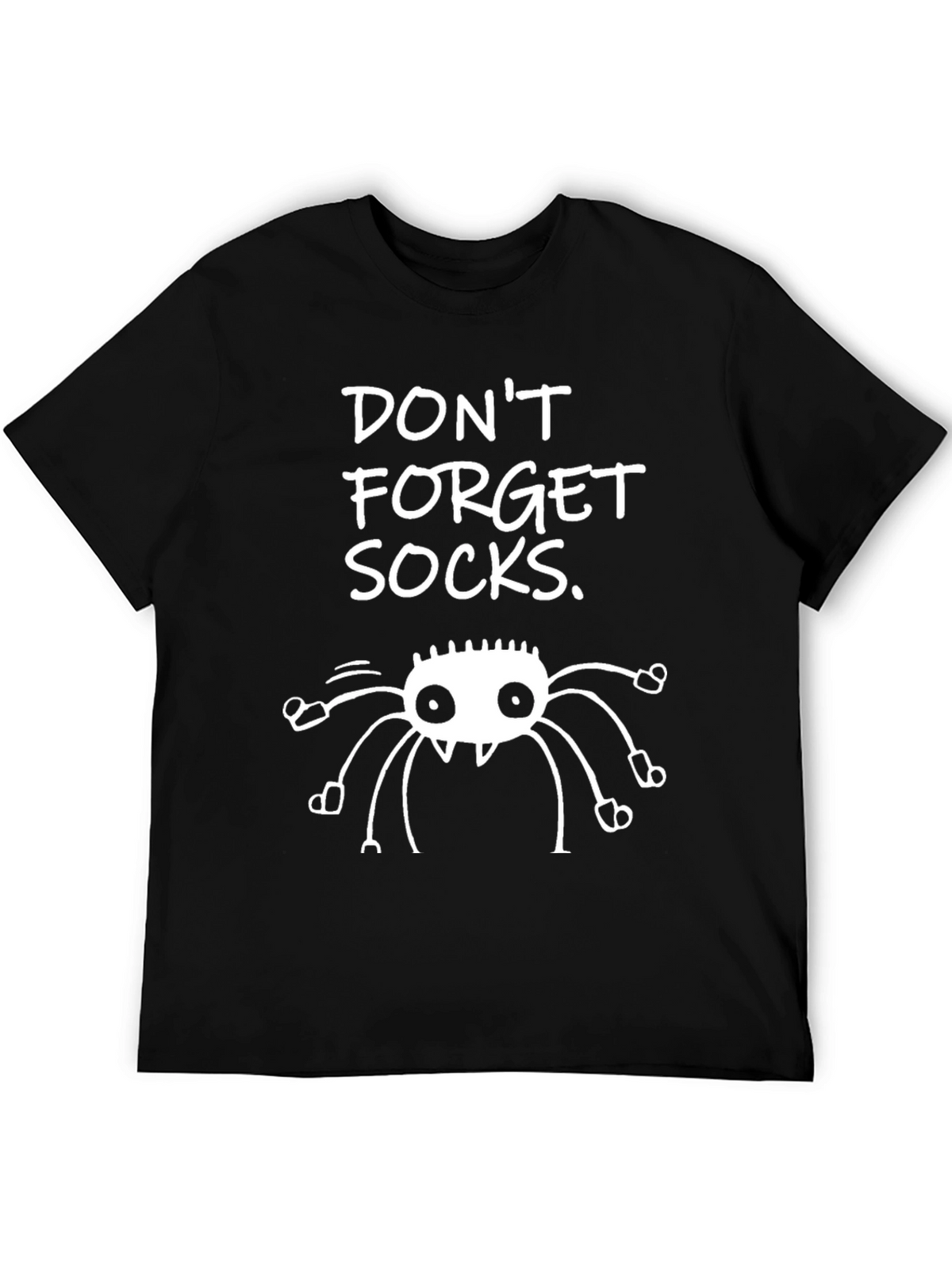 Dont Forget Socks Spider Graphic Tee