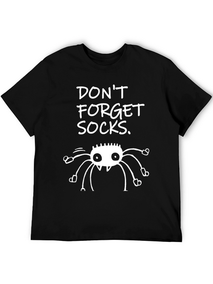 Dont Forget Socks Spider Graphic Tee