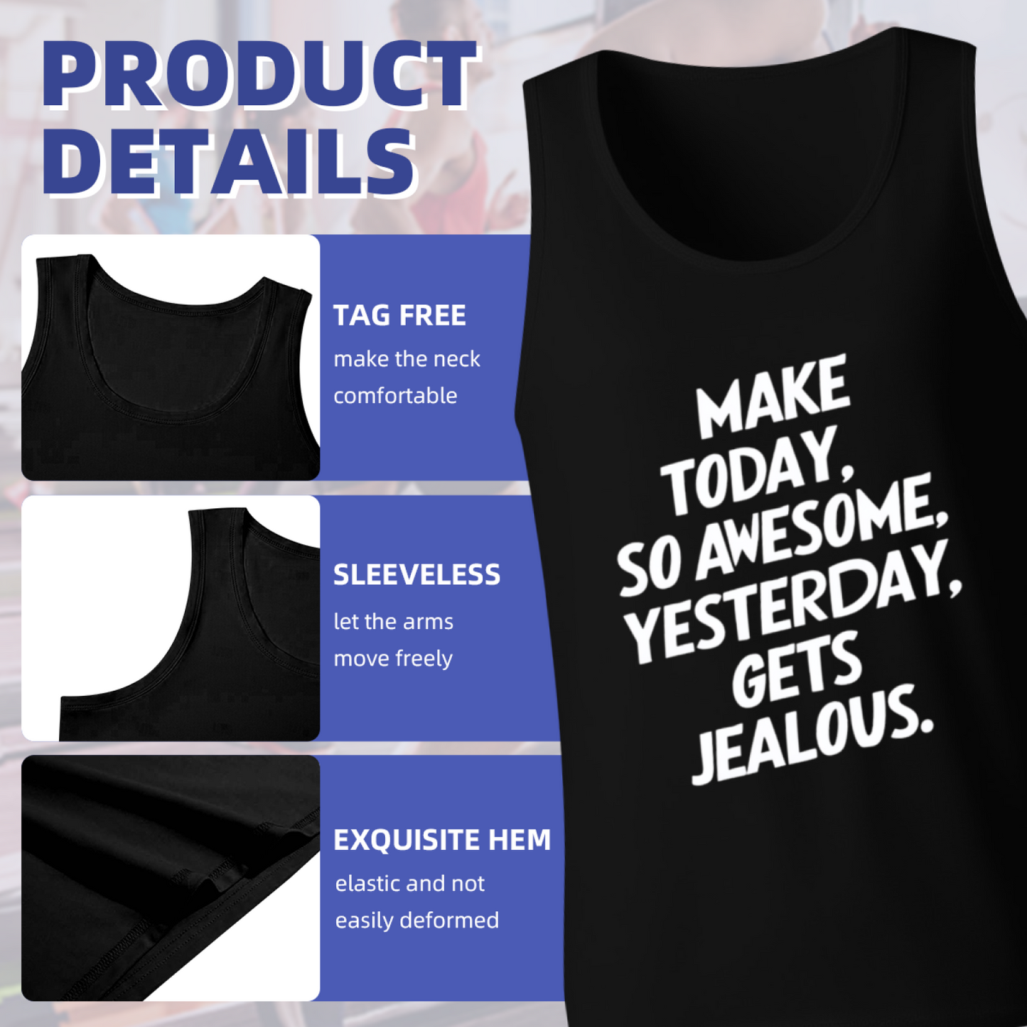 Make Today So Awesome Motivational Quote Tank