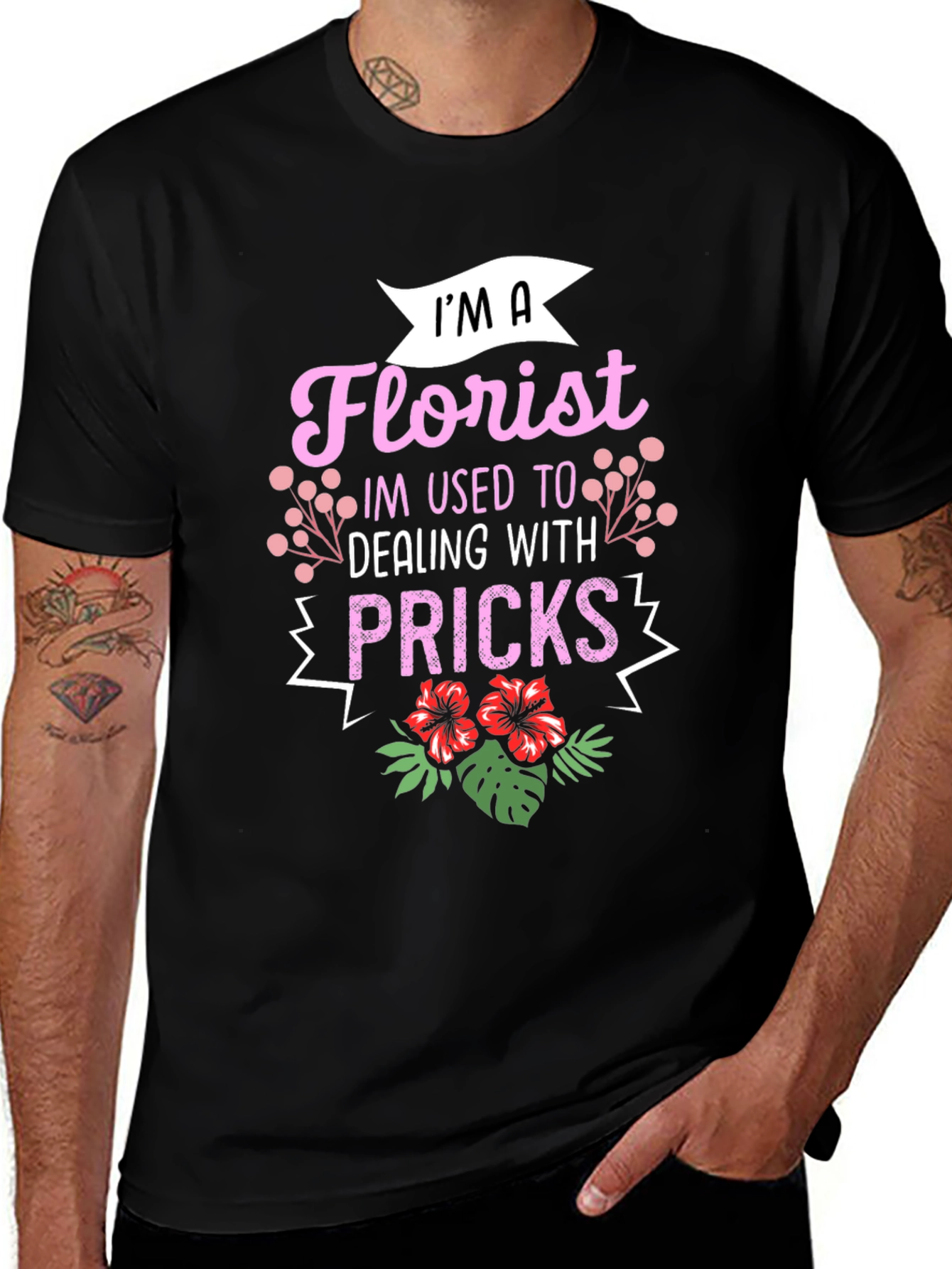 Florist Humor Graphic T-Shirt
