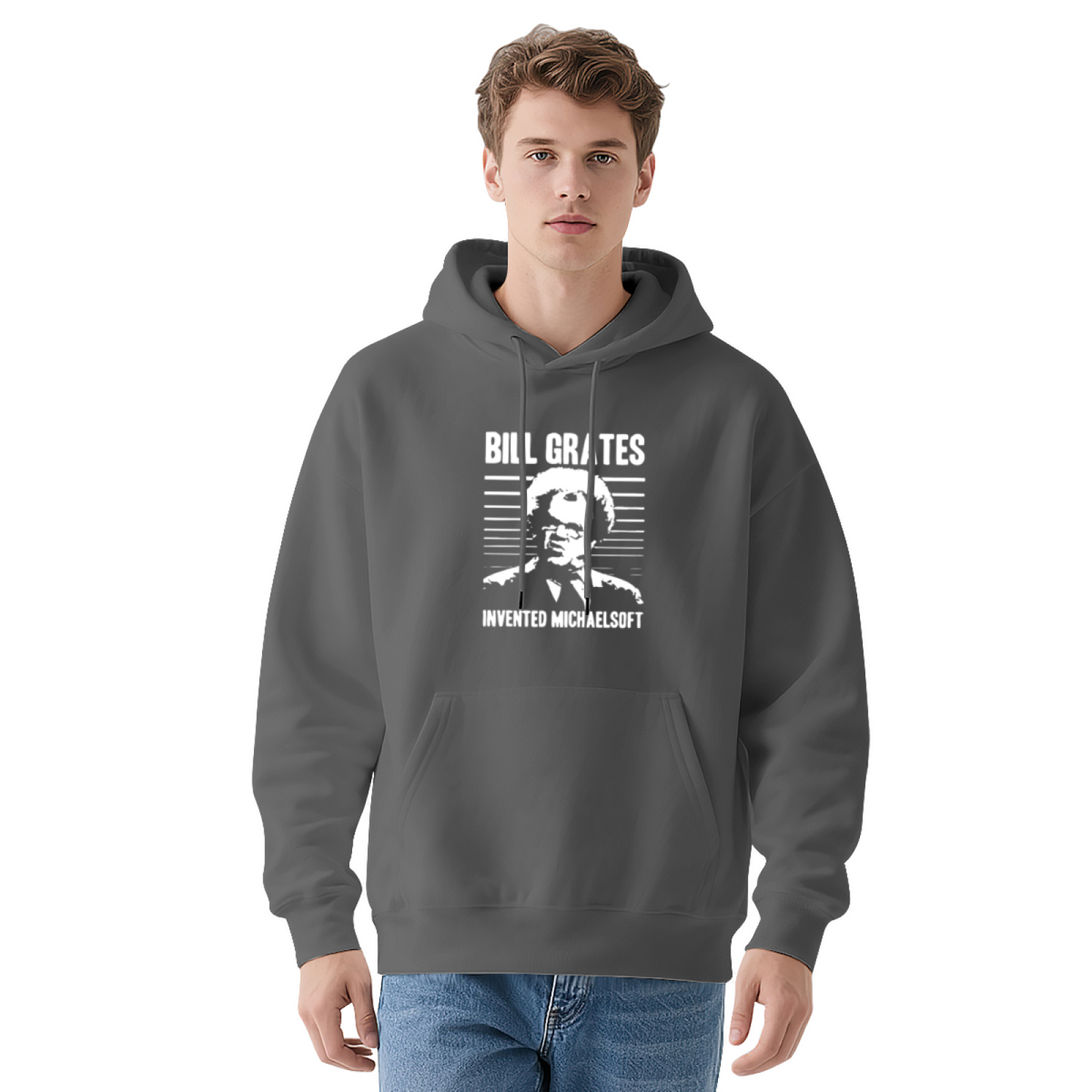 Bill Gates Michaelsoft Meme Red Hoodie