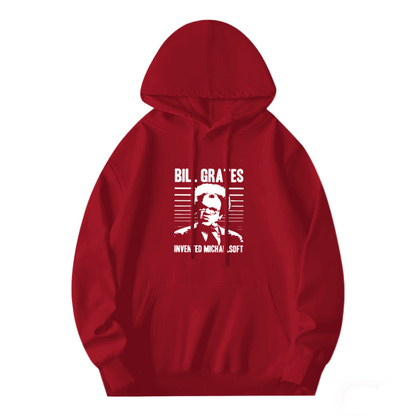 Bill Gates Michaelsoft Meme Red Hoodie