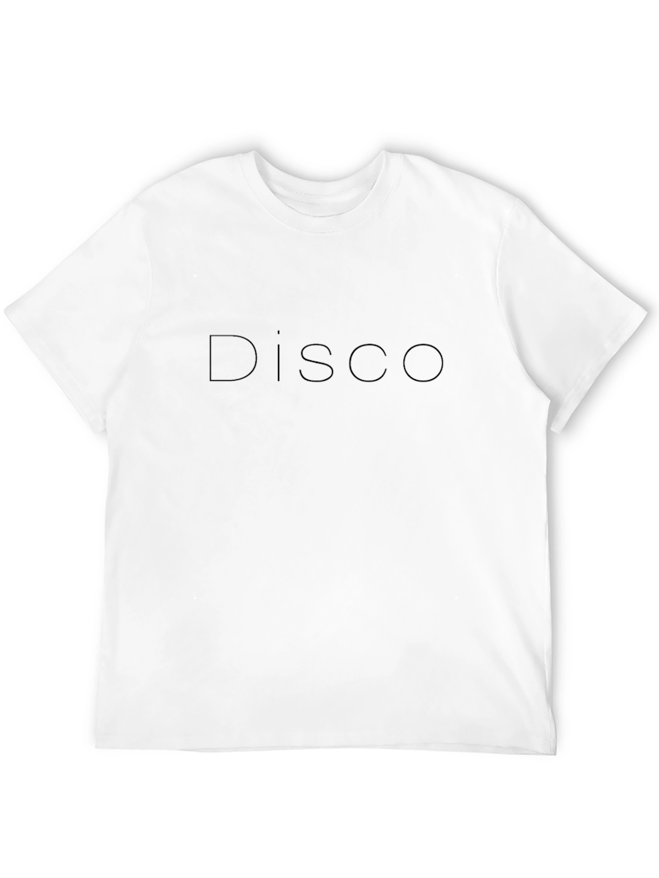 Mens Black Disco Graphic T-Shirt