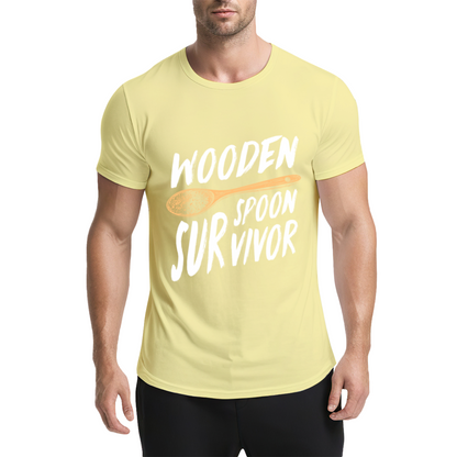 Funny Wooden Spoon Survivor Asian Family Joke Tee