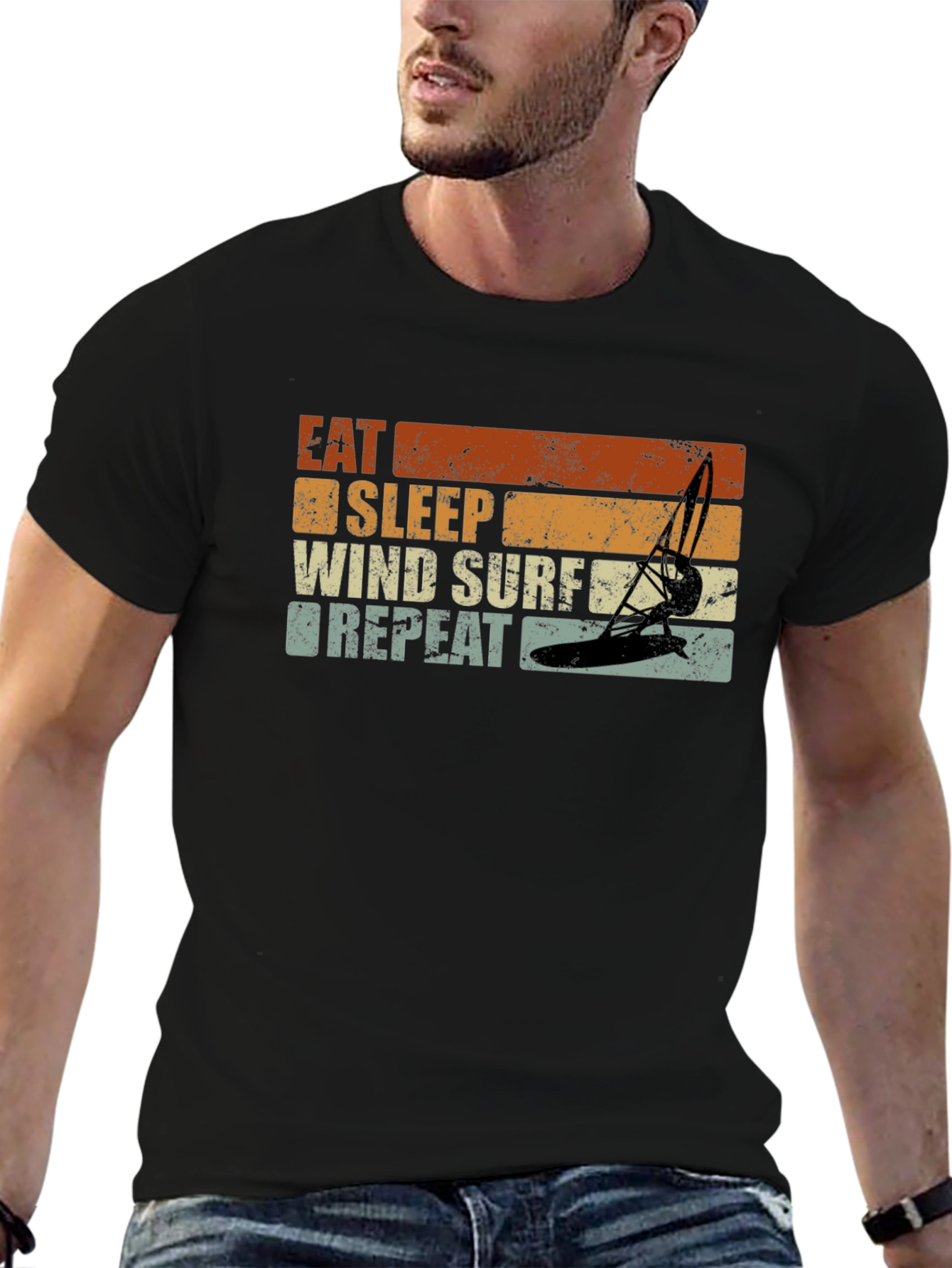 Eat Sleep Wind Surf Repeat T-Shirt